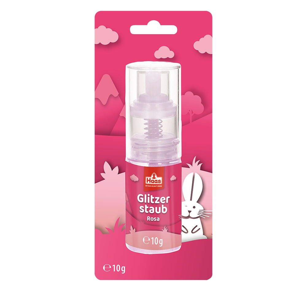 Haas Glitzerstraub ROSA